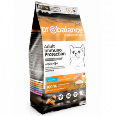 Probalance Immuno Protection корм для взрослых кошек (Лосось)